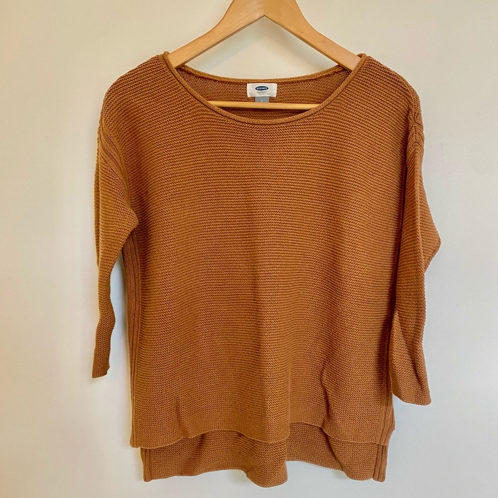 Old Navy Mustard 3/4 Sweater